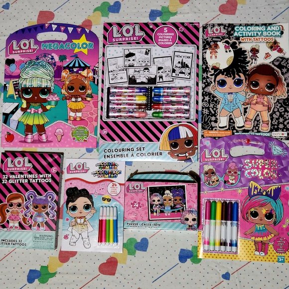 LOL Surprise! 7 Piece Bundled Lot Gift NWT - Picture 1 of 9